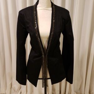 Black Sequin Blazer
